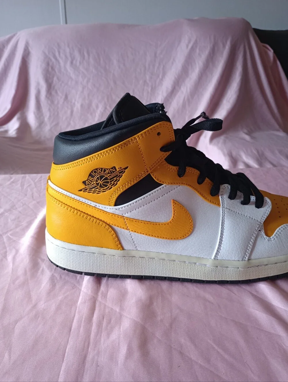 Size 13 - Air Jordan 1 Mid University Gold